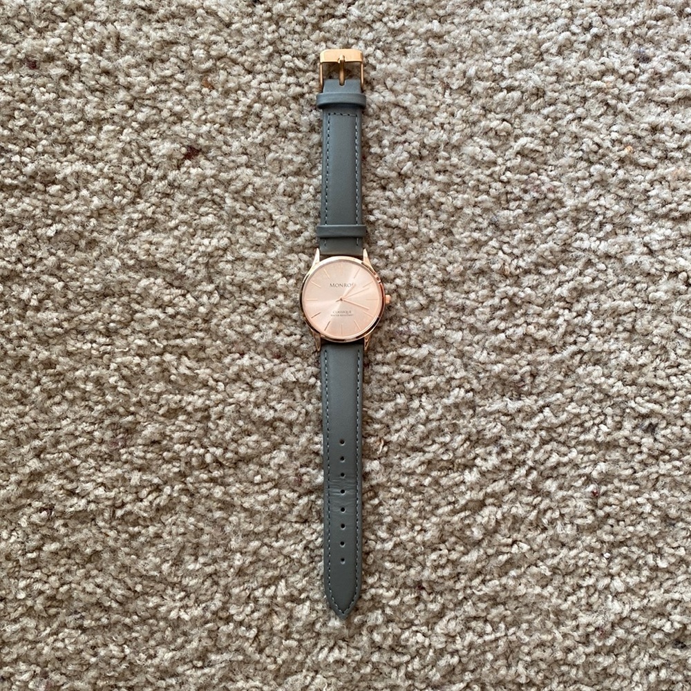 Monroe by Maéstro Rose Gold Watch